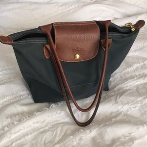 Longchamp small sized bag in navy